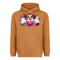 Meerkat Halloween ghost Heifer Heavyweight Hoodie - RanaPortraitStore