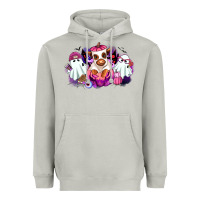 Moon Dust Halloween ghost Heifer Heavyweight Hoodie - RanaPortraitStore
