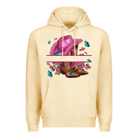 Pina Colada pink cowgirl hat and roses Premium Hoodie - AdoDesignShop