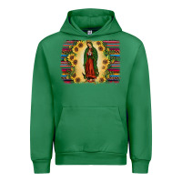 Emerald serape our lady of guadalupe2 Urban Hoodie - JahusDesignShop