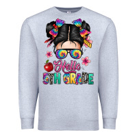 Heather Grey hello fifth grade Premium Sweatshirt - texasbilliewilder