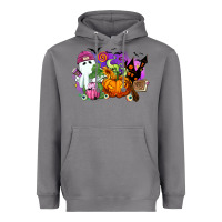 Storm Halloween ghost and jack o lantern Heavyweight Hoodie - RanaPortraitStore