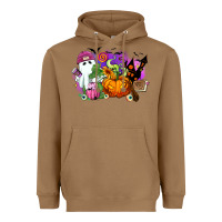 Toasted Coconut Halloween ghost and jack o lantern Heavyweight Hoodie - RanaPortraitStore