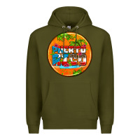 Army Green puerto rico coasters Premium Hoodie - AdoDesignShop