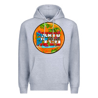 Heather Grey puerto rico coasters Premium Hoodie - AdoDesignShop