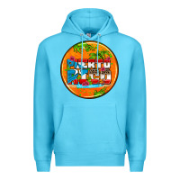 Ocean Blue puerto rico coasters Premium Hoodie - AdoDesignShop