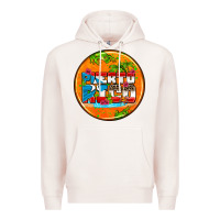 Pale Pink puerto rico coasters Premium Hoodie - AdoDesignShop
