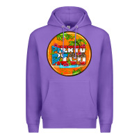 Purple puerto rico coasters Premium Hoodie - AdoDesignShop