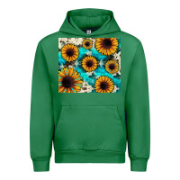 Emerald gemstone sunflower Urban Hoodie - JahusDesignShop