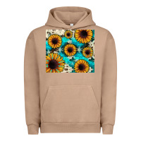 Pigment Burro gemstone sunflower Urban Hoodie - JahusDesignShop