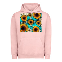 Pigment Salmon gemstone sunflower Urban Hoodie - JahusDesignShop