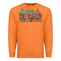 Carrot being a teacher makes my life complete Premium Sweatshirt - Zillion Design Studio
