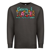 Smoke being a teacher makes my life complete Premium Sweatshirt - Zillion Design Studio