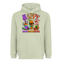 Matcha Happy Hallothanksmas coffee cups Heavyweight Hoodie - RanaPortraitStore