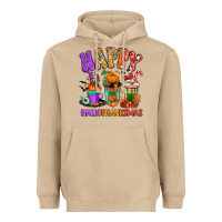 Mushroom Happy Hallothanksmas coffee cups Heavyweight Hoodie - RanaPortraitStore