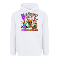 White Happy Hallothanksmas coffee cups Heavyweight Hoodie - RanaPortraitStore