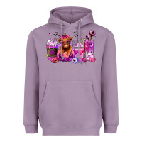 Lavender Halloween Heifer coffee cups Heavyweight Hoodie - RanaPortraitStore