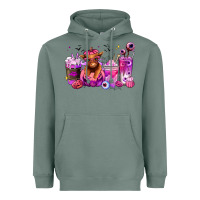 Sage Halloween Heifer coffee cups Heavyweight Hoodie - RanaPortraitStore