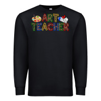 Black art teacher Premium Sweatshirt - Zillion Design Studio