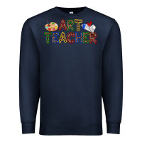 Navy art teacher Premium Sweatshirt - Zillion Design Studio