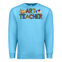 Ocean Blue art teacher Premium Sweatshirt - Zillion Design Studio