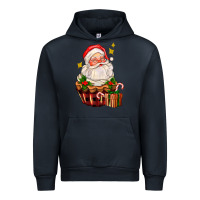 Navy santa claus cupcake Urban Hoodie - AdoDesignShop