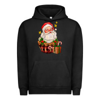 Pigment Black santa claus cupcake Urban Hoodie - AdoDesignShop