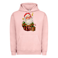 Pigment Salmon santa claus cupcake Urban Hoodie - AdoDesignShop