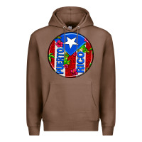 Chestnut puerto rico coasters Premium Hoodie - AdoDesignShop