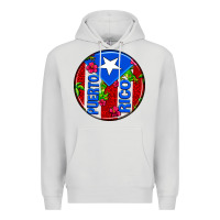 Dove Grey puerto rico coasters Premium Hoodie - AdoDesignShop