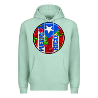 Seafoam puerto rico coasters Premium Hoodie - AdoDesignShop