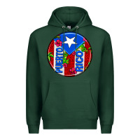 Sports Green puerto rico coasters Premium Hoodie - AdoDesignShop