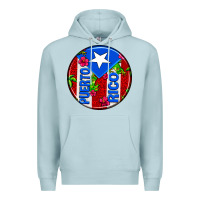 Blue Mist puerto rico coasters Premium Hoodie - AdoDesignShop
