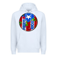 White puerto rico coasters Premium Hoodie - AdoDesignShop