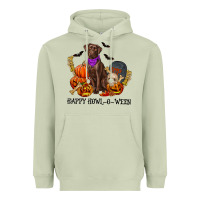 Matcha Happy Howl-o-ween Heavyweight Hoodie - RanaPortraitStore