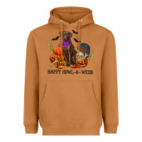 Meerkat Happy Howl-o-ween Heavyweight Hoodie - RanaPortraitStore