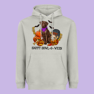 Heavyweight Hoodie Happy Howl-o-ween