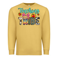 Antique Gold teaching my tribe Premium Sweatshirt - Zillion Design Studio