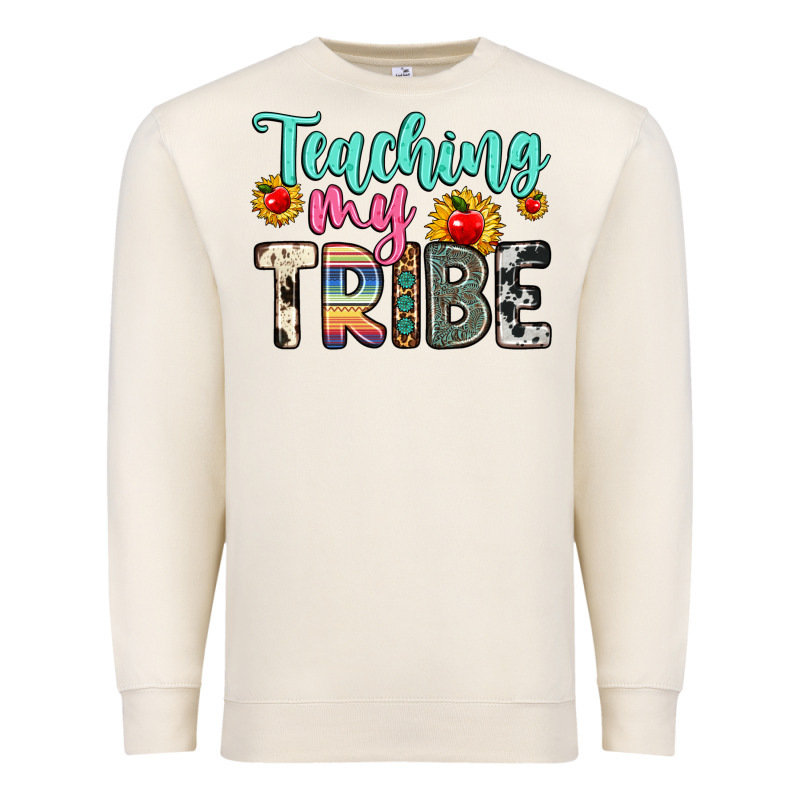 Teaching My Tribe Premium Sweatshirt by Zillion Design Studio | Teevron