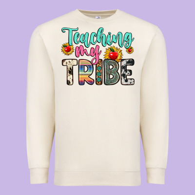 Teaching My Tribe Premium Sweatshirt Designed By Zillion Design Studio