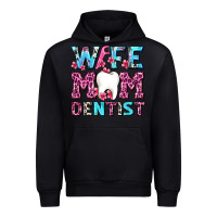 Black Wife Mom Dentist With Tooth And Floss Urban Hoodie - AdoDesignShop