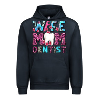 Navy Wife Mom Dentist With Tooth And Floss Urban Hoodie - AdoDesignShop