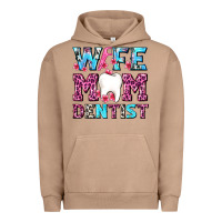 Pigment Burro Wife Mom Dentist With Tooth And Floss Urban Hoodie - AdoDesignShop