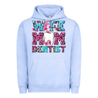 Pigment Grape Ice Wife Mom Dentist With Tooth And Floss Urban Hoodie - AdoDesignShop