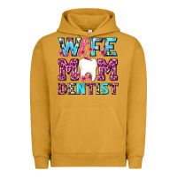 Pigment Peanut Butter Wife Mom Dentist With Tooth And Floss Urban Hoodie - AdoDesignShop