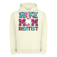 Pigment Pistachio Wife Mom Dentist With Tooth And Floss Urban Hoodie - AdoDesignShop