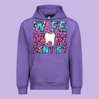 Wife Mom Dentist With Tooth And Floss Urban Hoodie Designed By Adodesignshop