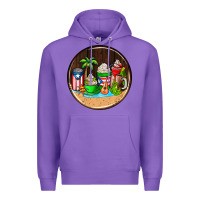 Purple puerto rico coasters Premium Hoodie - AdoDesignShop