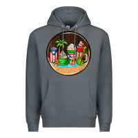 Rock puerto rico coasters Premium Hoodie - AdoDesignShop