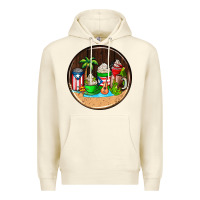Sandshell puerto rico coasters Premium Hoodie - AdoDesignShop